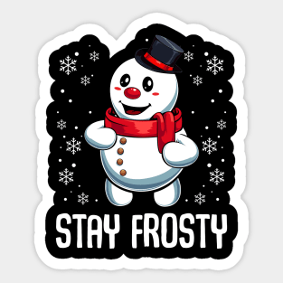 Snowman - Stay Frosty Sticker
